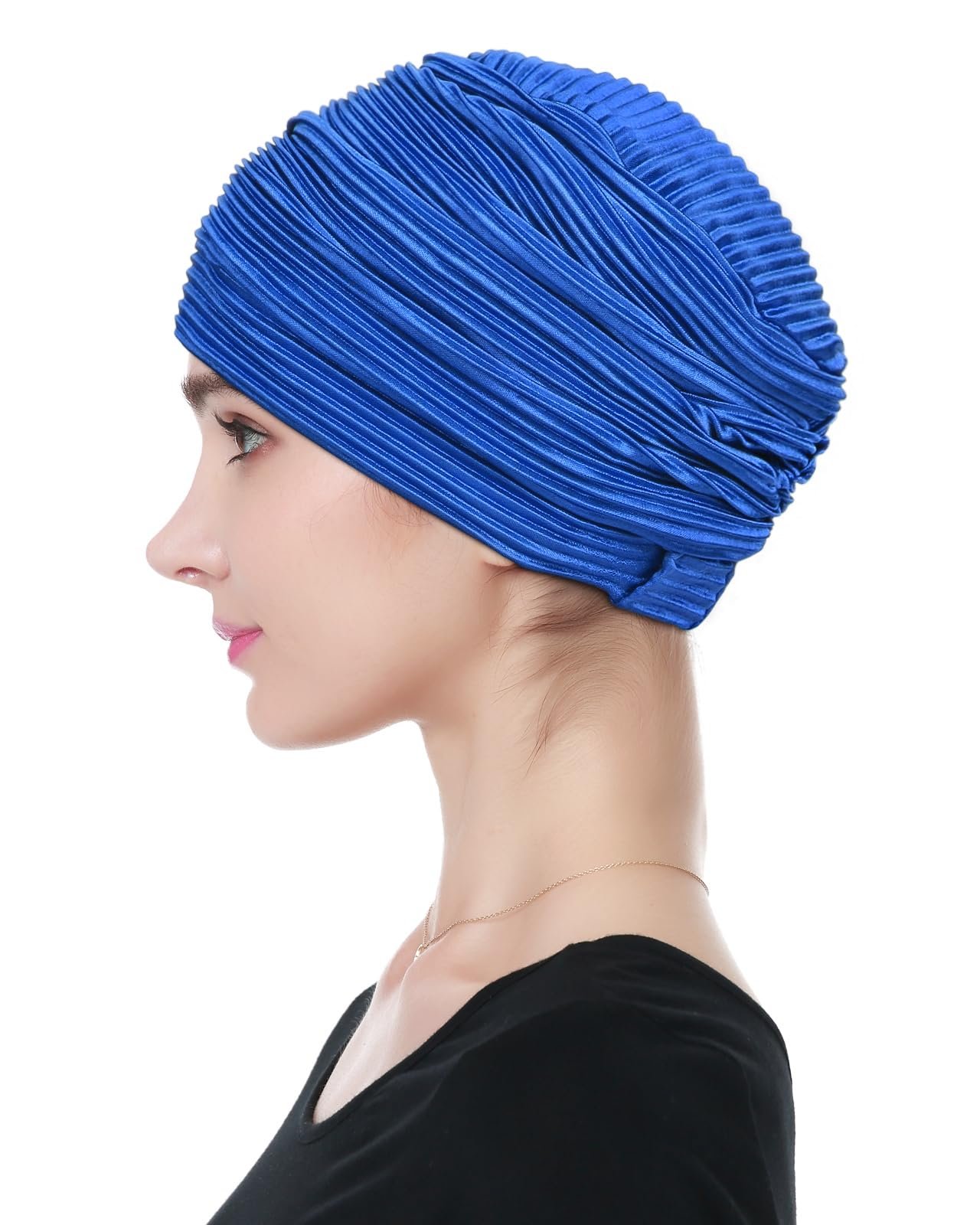 Шапка синяя, фото №5