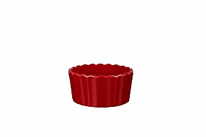 Набор форм для запекания Sallys Stoneware Round Oven Dish 4 шт 10 см Empire Red synthetic.ua - Фото 1