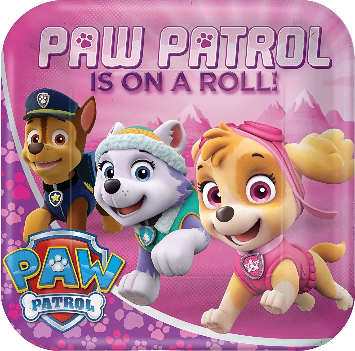 Набір посуду для вечірки Paw Patrol (16 тарілок, 16 стаканів, 20 серветок), фото №2