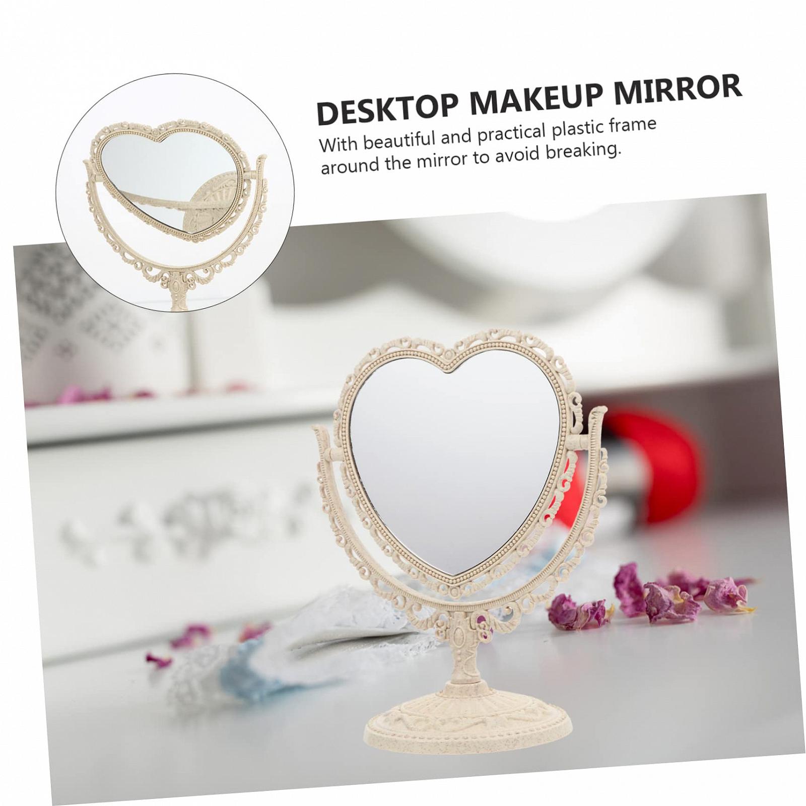 Попередній дзеркало POPETPOP 1stk ретро косметичний стіл в формі серця з пластику, фото №5