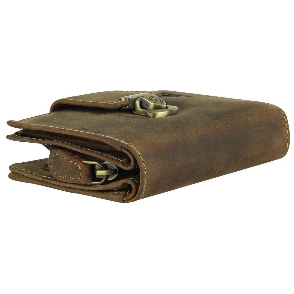 Кошелек Greenburry Vintage Кожаный 12.5 см, коричневый, фото №6