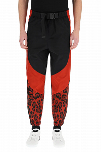 Штани Dolce & Gabbana Belted Waist Leopard Printed Trousers M synthetic.ua - Фото 1