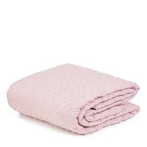 Покрывало HOMLA Cuddly Плед на диван Флисовый плед в горошек Розовый 200 x 220 см synthetic.ua - Фото 1