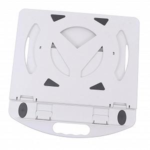 Підставка для ноутбука Обертова Піднята Міцна Матеріал з вбудованим тримачем для смартфона - Фото 1