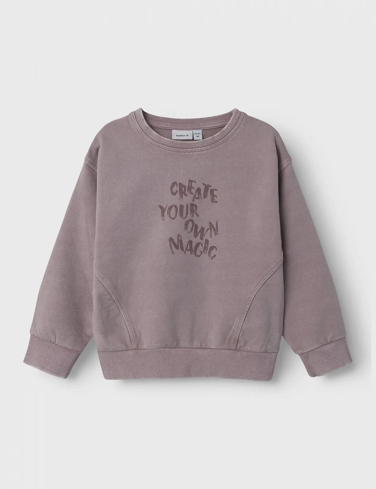 Толстовка NAME IT Nmfoenna RLX Sweat Bru для девочек, фото №3