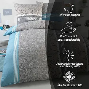 Комплект постільної білизни DreamHome AllSeason Design 22 4 предмети 135 x 200 см мікрофібра Oeko-Tex synthetic.ua - Фото 1