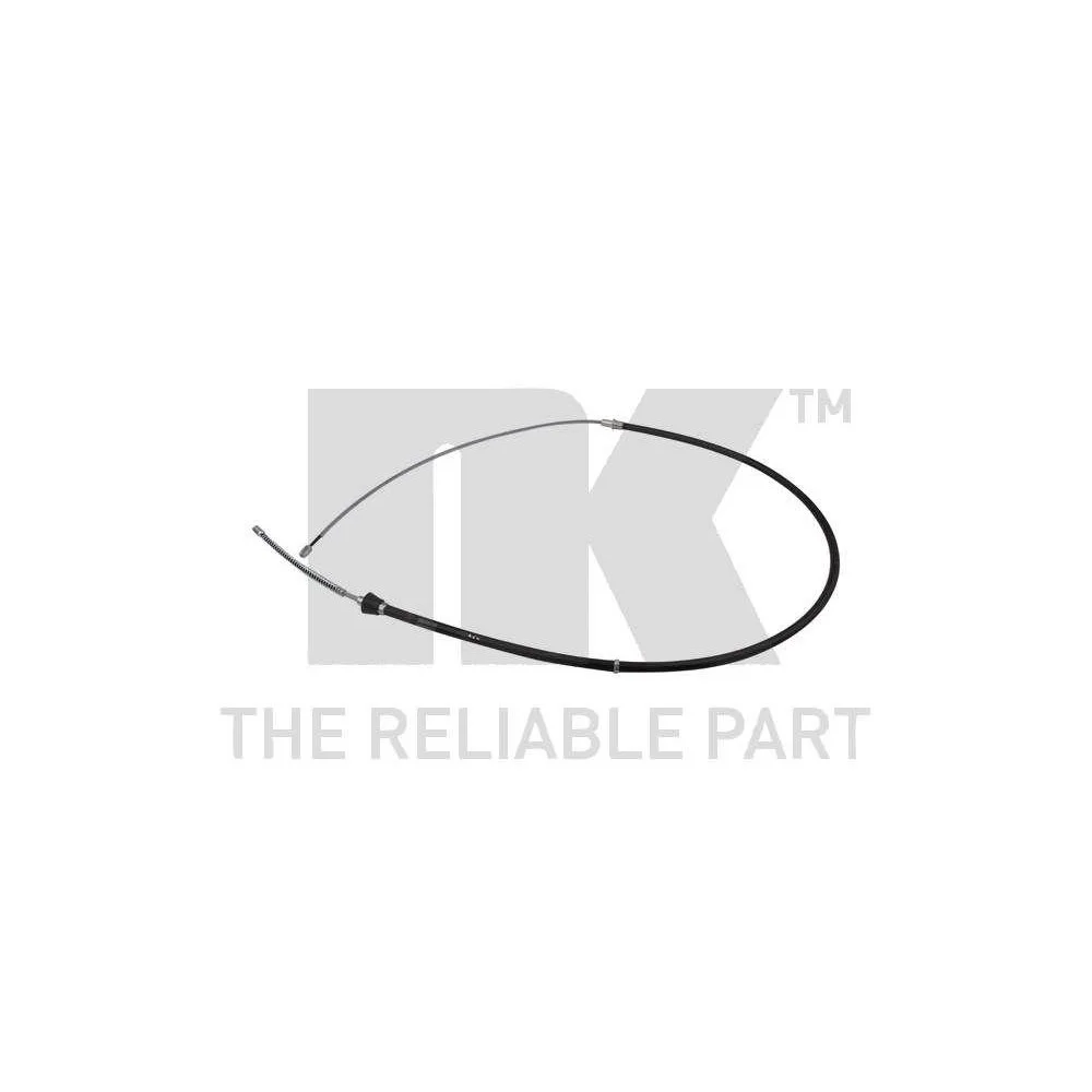 Трос стоянкового гальма NK 904324 для SKODA лівий правий, фото №1