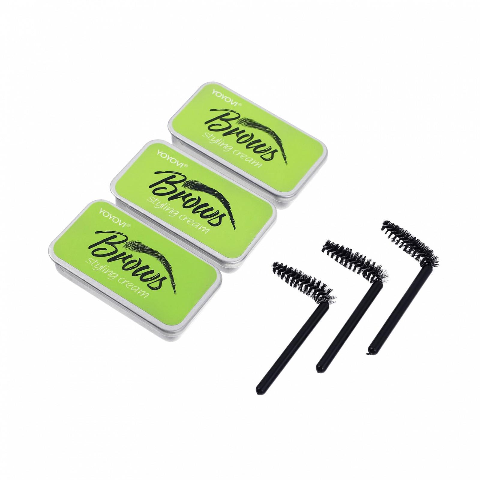 Набір Beavorty 3 Natural Mascara Eyebrow Styling Cream Водостійке мило для брів Жіночий Гель Текстура, фото №1 Набір Beavorty 3 Natural Mascara Eyebrow Styling Cream Водостійке мило для брів Жіночий Гель Текстура, фото №1