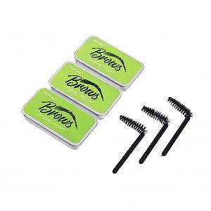 Набір Beavorty 3 Natural Mascara Eyebrow Styling Cream Водостійке мило для брів Жіночий Гель Текстура - Фото 1