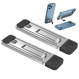 Портативная мини-подставка для ноутбука, регулируемая по высоте подставка для ноутбука с 3 уровнями, нескользящая складная подставка для ноутбука для лучшей вентиляции в офисе, дома и в деловой поездке - Фото 1