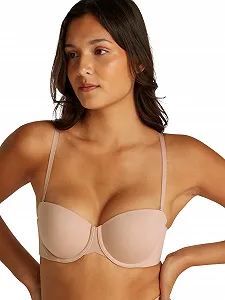 Купити Бюстгальтер без бретелей Calvin Klein з легкою підкладкою еластичний бежевий (Cedar) 80F - Фото 1 Бюстгальтер без бретелей Calvin Klein з легкою підкладкою еластичний бежевий (Cedar) 80F - Фото 1