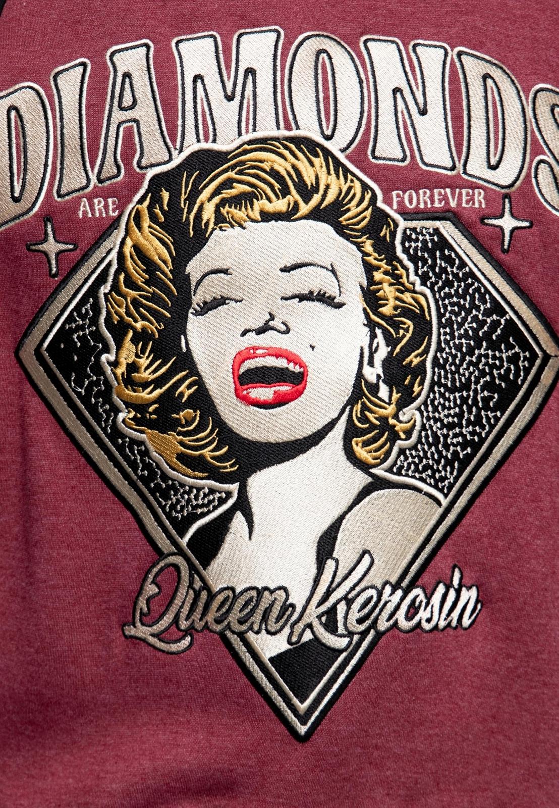 Вінтажна куртка-бомбер Queen Kerosin Diamonds, фото №5