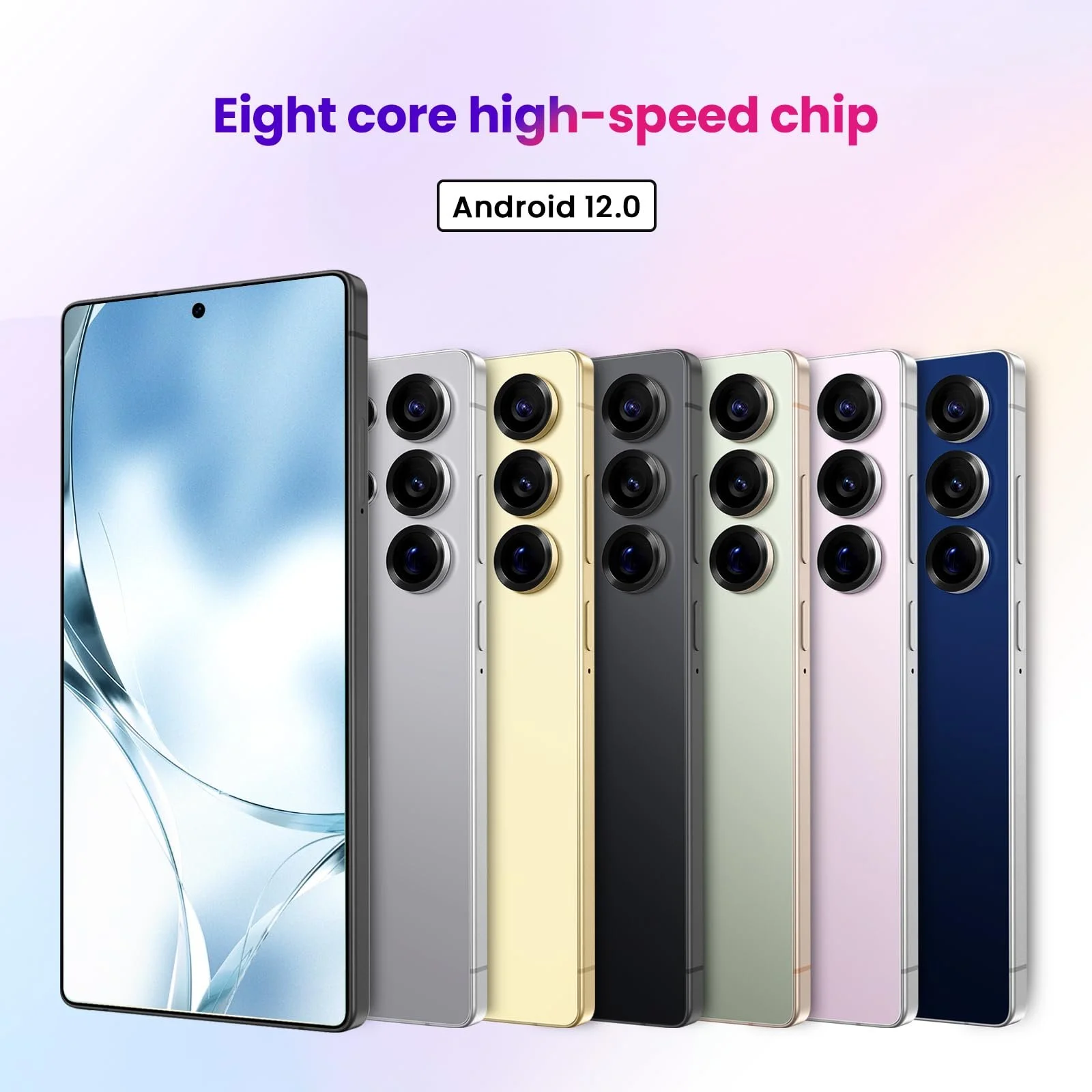Смартфон 4Green 6.75 дюймов 3GB RAM + 64GB ROM 4G LTE 5MP + 16MP Dual SIM Metal Frame Циан, фото №4