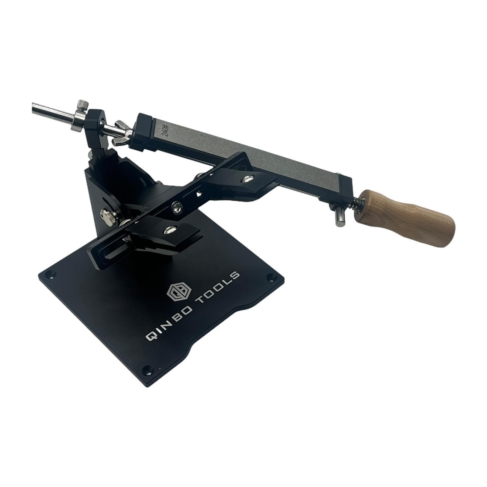 Точилка для ножей Baoblaze с регулировкой угла Алюминиевый сплав 140x140 мм, фото №1