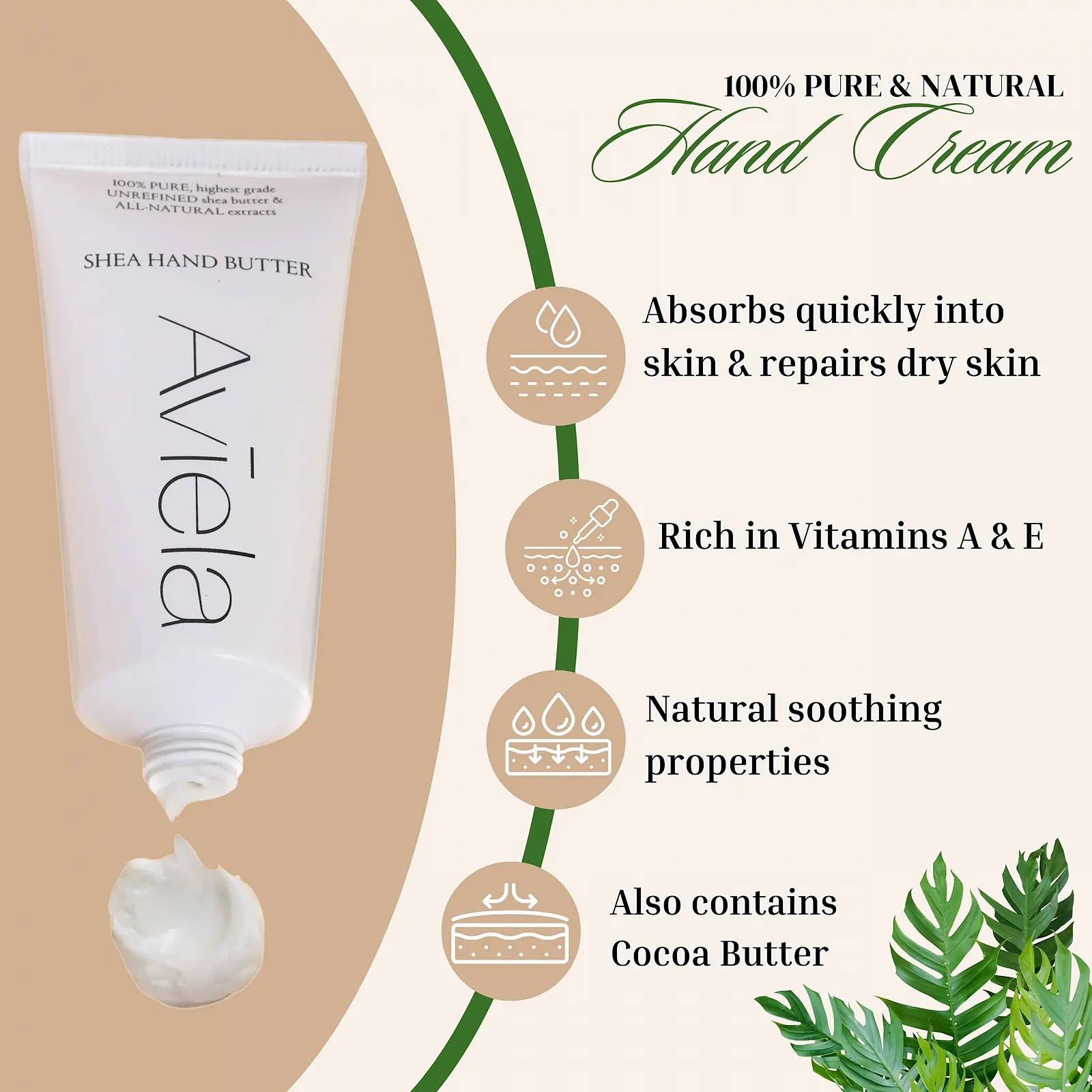 Крем для рук Aviela Масло ши, фото №4