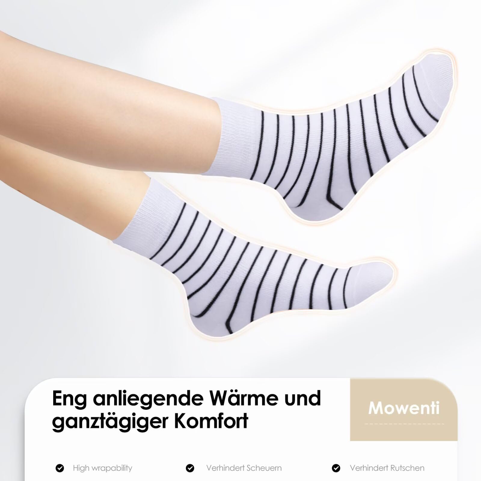 Женские носки 39-42, 35-38 Спортивные носки Черный, полоски, горошек, хлопок, 10 пар, фото №4