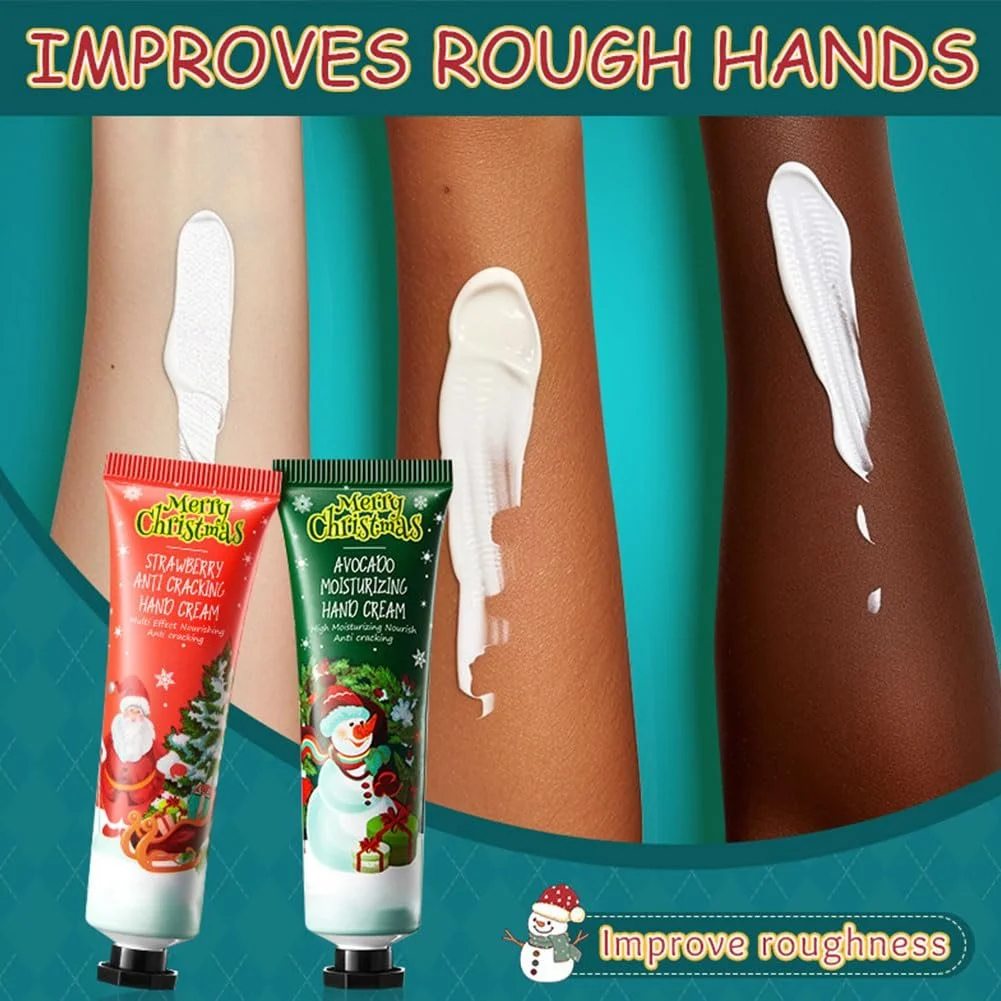 Набір міні-кремів для рук Різдвяний набір, 8 шт, фото №3