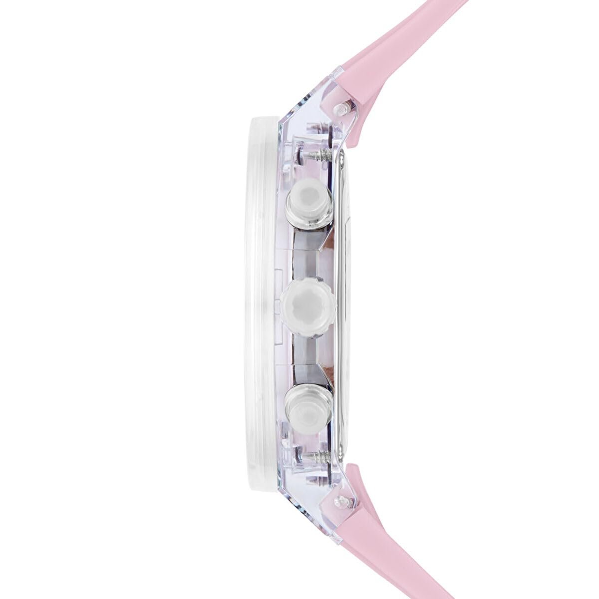 Женские аналоговые кварцевые часы GUESS Modern GW0438L7 с браслетом из нержавеющей стали, розовые, фото №2 Женские аналоговые кварцевые часы GUESS Modern GW0438L7 с браслетом из нержавеющей стали, розовые, фото №2