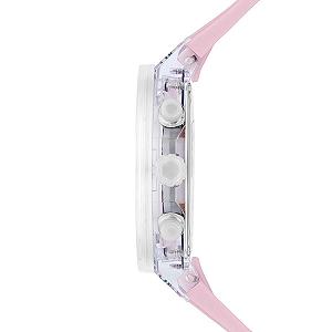 Женские аналоговые кварцевые часы GUESS Modern GW0438L7 с браслетом из нержавеющей стали, розовые synthetic.ua - Фото 1