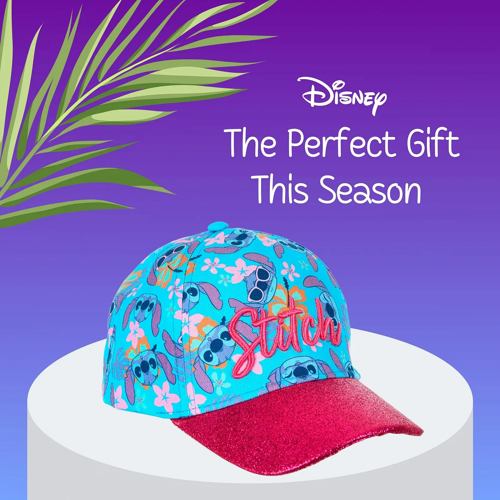 Бейсболка Disney Stitch Girls Classic Glitter 3D Design, фото №8