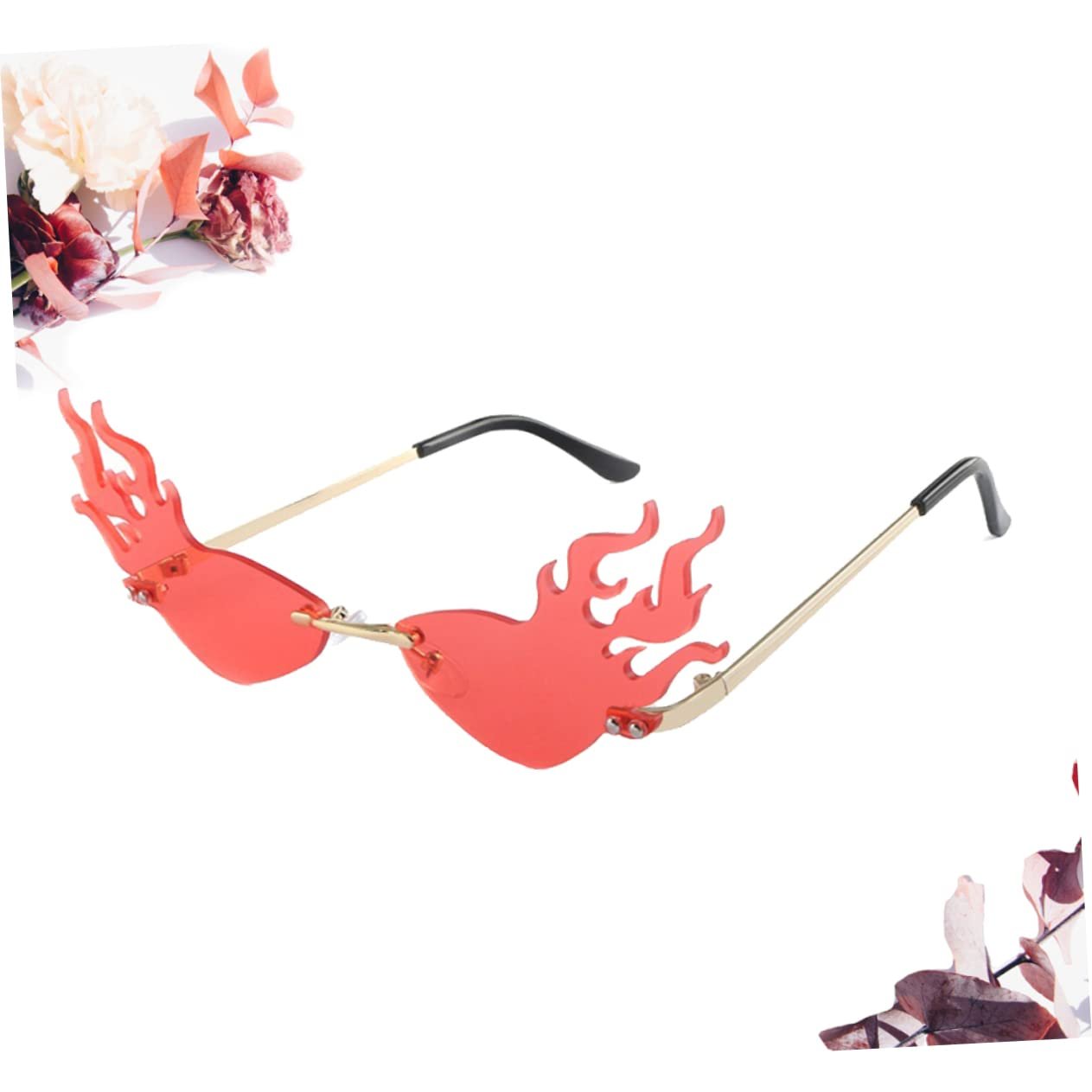 Сонцезахисні окуляри Овальні PACKOVE 2 шт Miss Red, червоний, фото №6