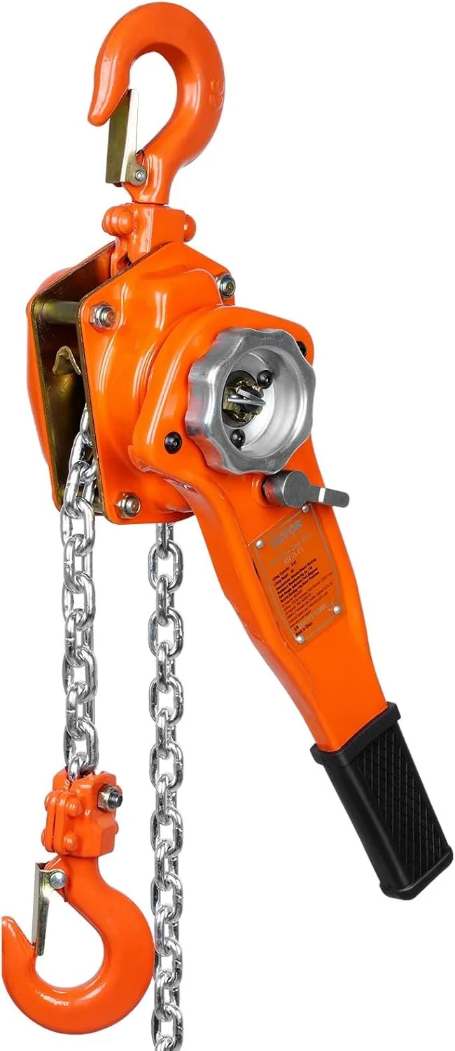 Ручной цепной таль VEVOR HS0.75-3 / 0.75 т / 3 м / Orange, фото №3 Ручной цепной таль VEVOR HS0.75-3 / 0.75 т / 3 м / Orange, фото №3