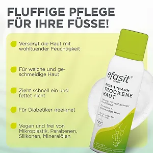 Піна efasit Foot Foam Dry Skin 10% Urea Allantoin 125 ml synthetic.ua - Фото 1