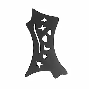 Трафарет для підводки Fenteer Інструмент для макіяжу Чорний - Фото 1