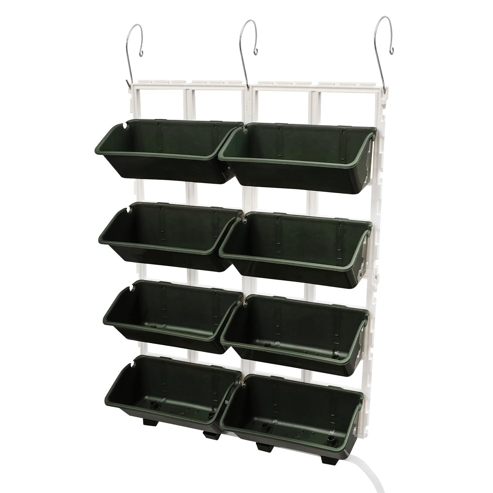 Вертикальна стіна для рослин з 8 кишенями, системою крапельного поливу та дренажу Темно-зелений, фото №3 Вертикальна стіна для рослин з 8 кишенями, системою крапельного поливу та дренажу Темно-зелений, фото №3