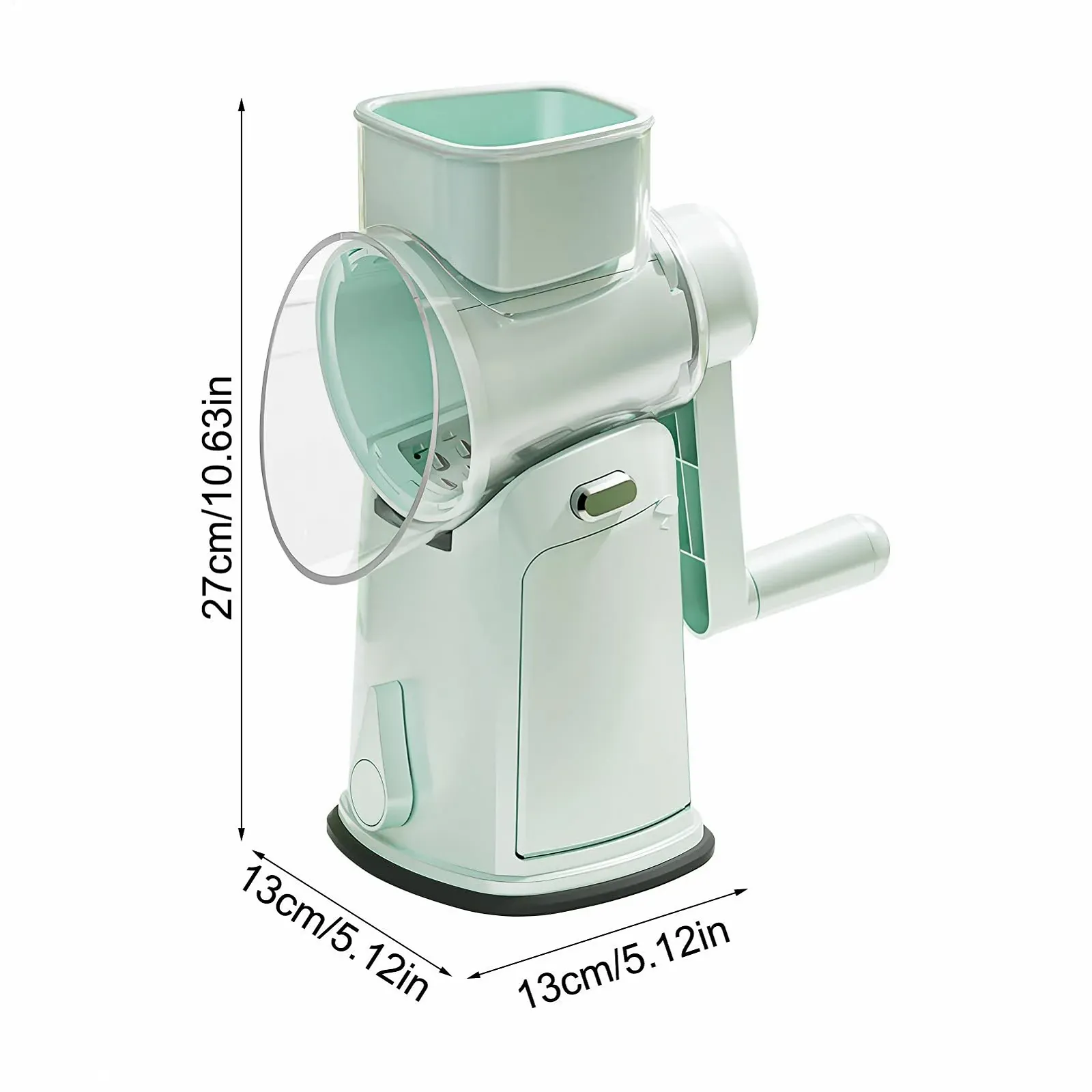 Тертка Schneider Обертова для моркви, цибулі, сиру, картоплі, лимону, капусти, горіхів, фото №6