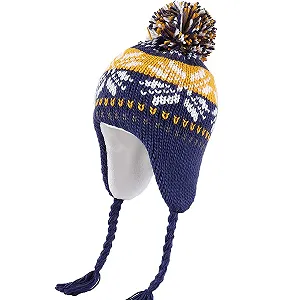 Шапка зимова YAMEE для дівчат з вушними клапанами Тепла - Фото 1