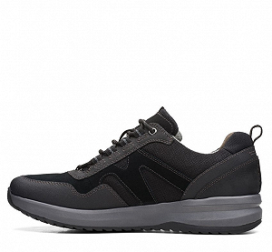 Кросівки Clarks WellmanTrail AP Black Combi 44 synthetic.ua - Фото 1