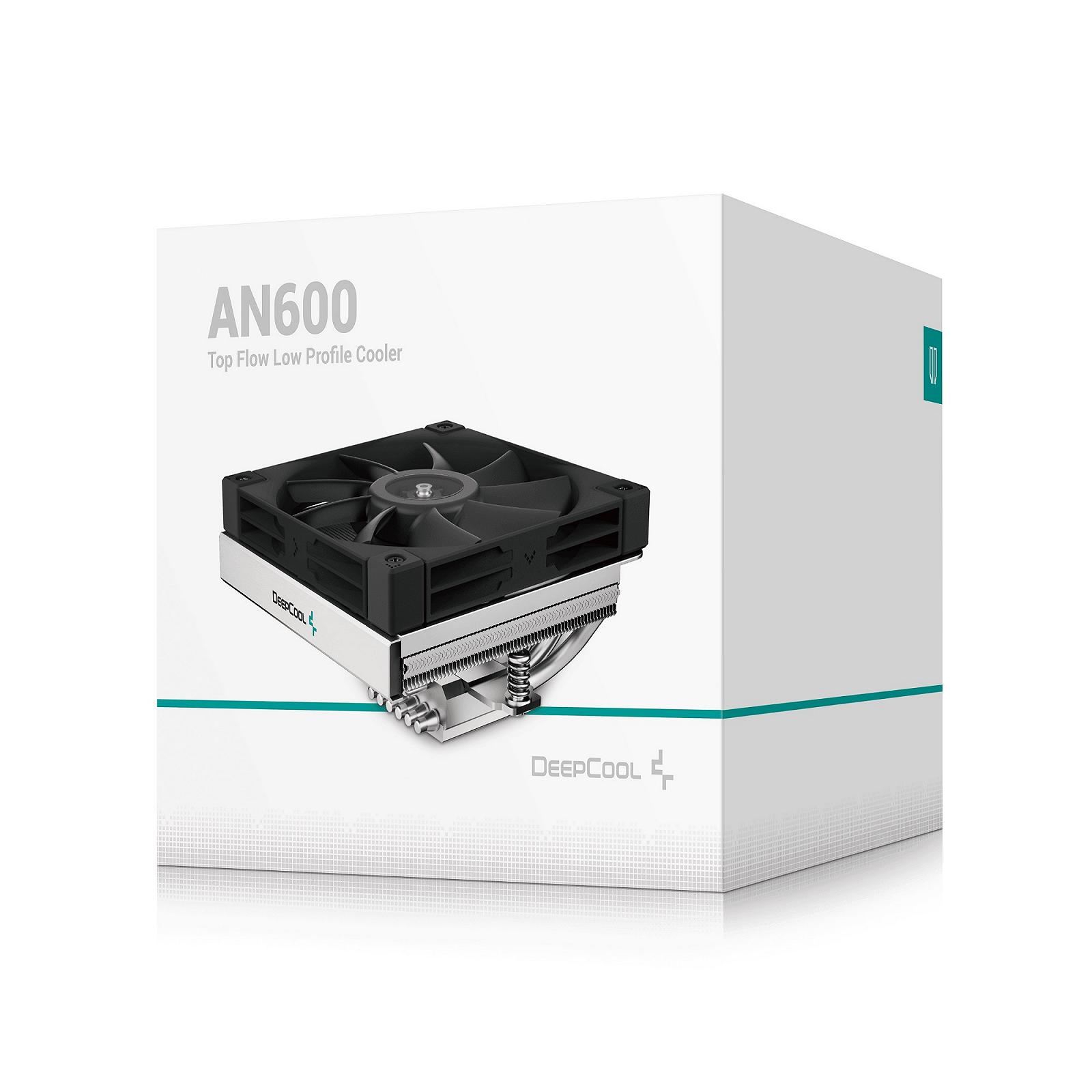 Холер процесорний DeepCool AN600 (R-AN600-BKNNMN-G), Intel 1700/1200/1151/1150/1155, AMD AM5/AM4, 122х67х120 мм 4-пін, фото №7