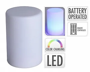 Настільна світлодіодна лампа Spetebo LED 15 x 10 см з пультом ДК біла synthetic.ua - Фото 1