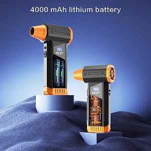 Портативный турбовентилятор Violent M4 Turbo Jet Fan 110000 RPM Orange synthetic.ua - Фото 1