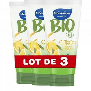 Органічний гель для душу Monsavon Lemon Verbena 200 мл, упаковка з 3 шт. - Фото 1