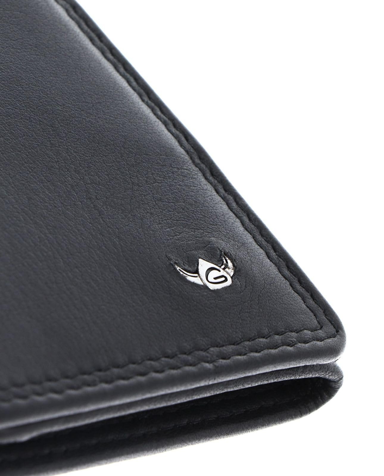 Кошелек Golden Head Polo RFID Protect Petite Billfold Coin Черный, черный, Классический, фото №5