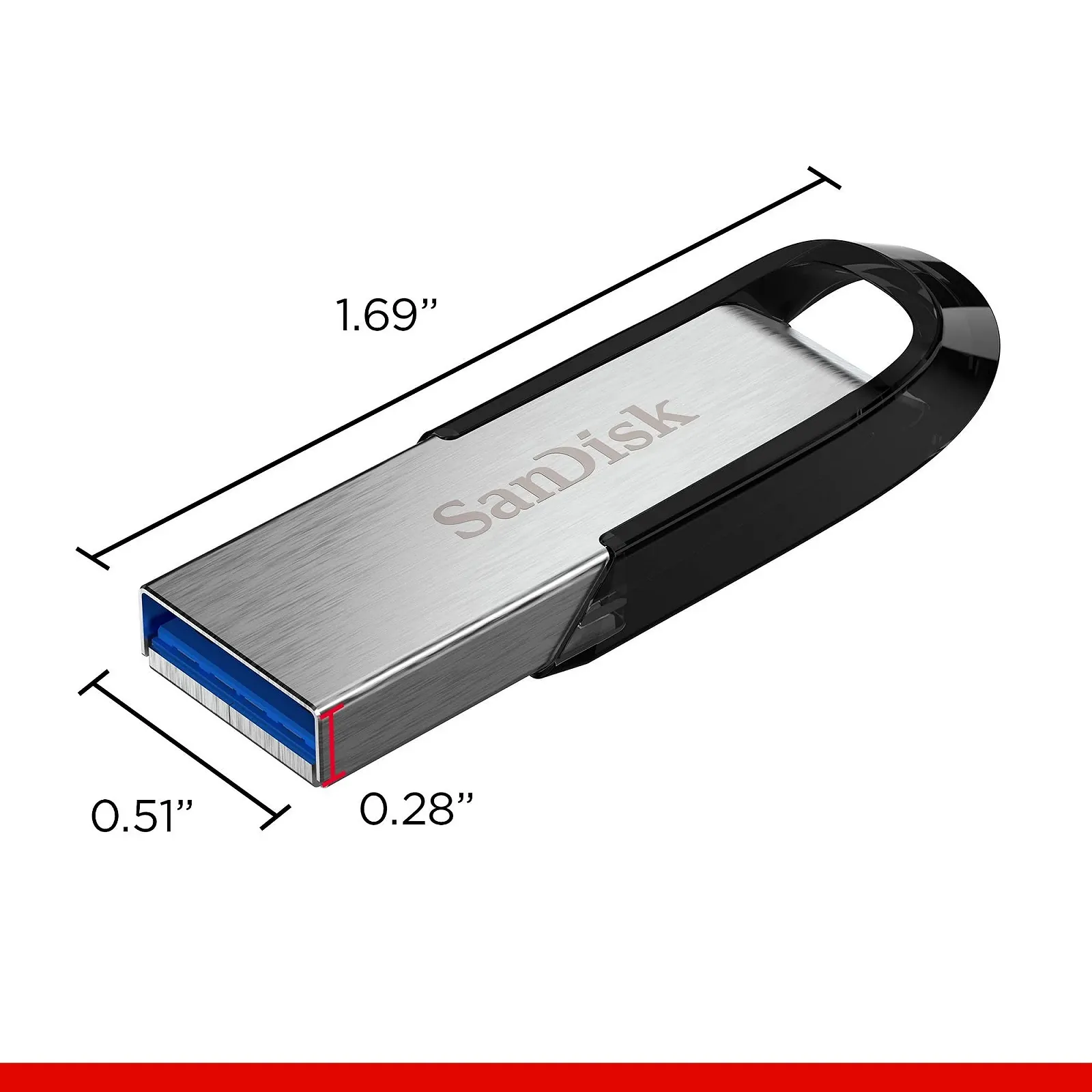 USB-флеш-накопичувач SANDISK Ultra Flair 1TB USB 3.0 Black, фото №7 USB-флеш-накопичувач SANDISK Ultra Flair 1TB USB 3.0 Black, фото №7