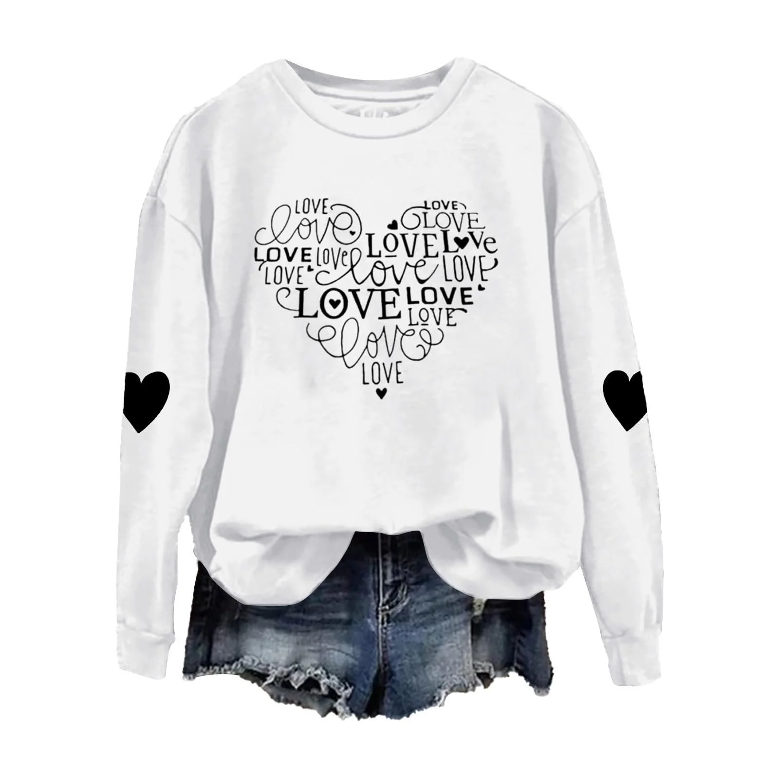 Женский Свитшот на День Святого Валентина, фото №1