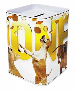 Скарбничка Cucuba Animals Dogs Металева жерстяна 11 x 8 см - Фото 1
