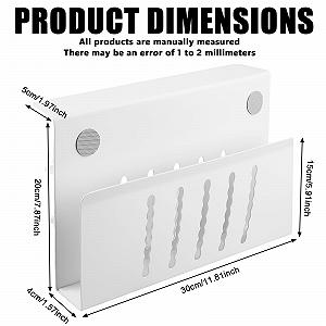 Настенный органайзер для ноутбука, крепится сбоку стола. Держатель для ПК. Для дома и офиса. synthetic.ua - Фото 1