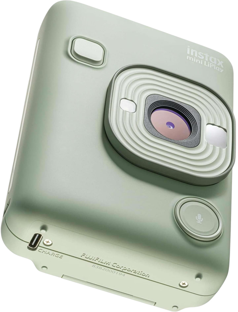 Камера миттєвого друку INSTAX mini LiPlay / фото 86 х 54мм / Green, фото №4