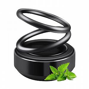 Ароматизатор в автомобиль Левитирующие кольца от солнечного света MIO 1 сменный картридж Черный 050964 - Фото 1