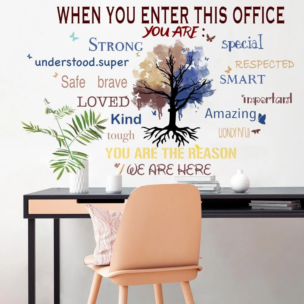 Наклейка на стіну Runtoo Office Motivation Tree, фото №1