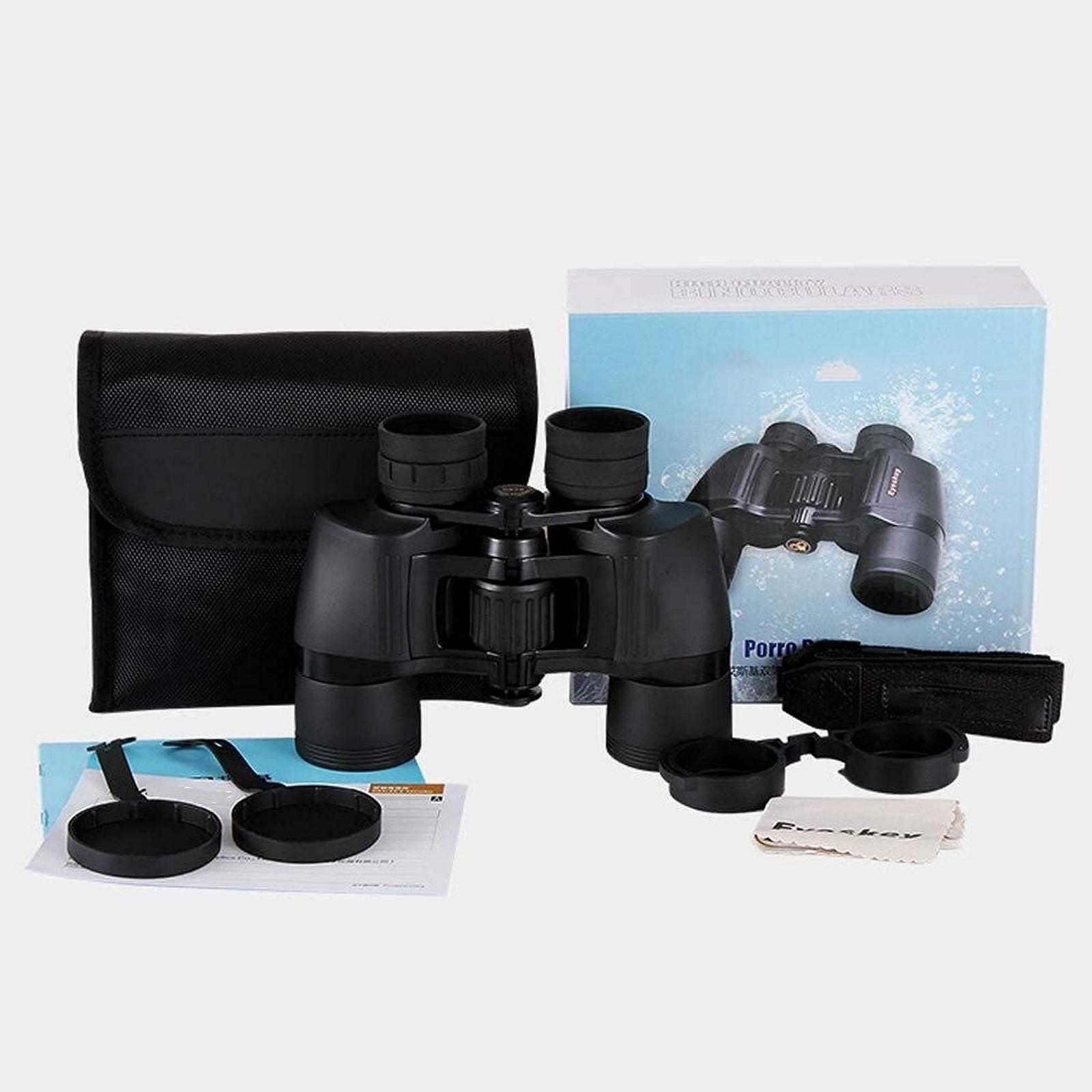 Бінокль Mini Telescope Adult 10x50 BAK4 чорний водонепроникний, фото №7