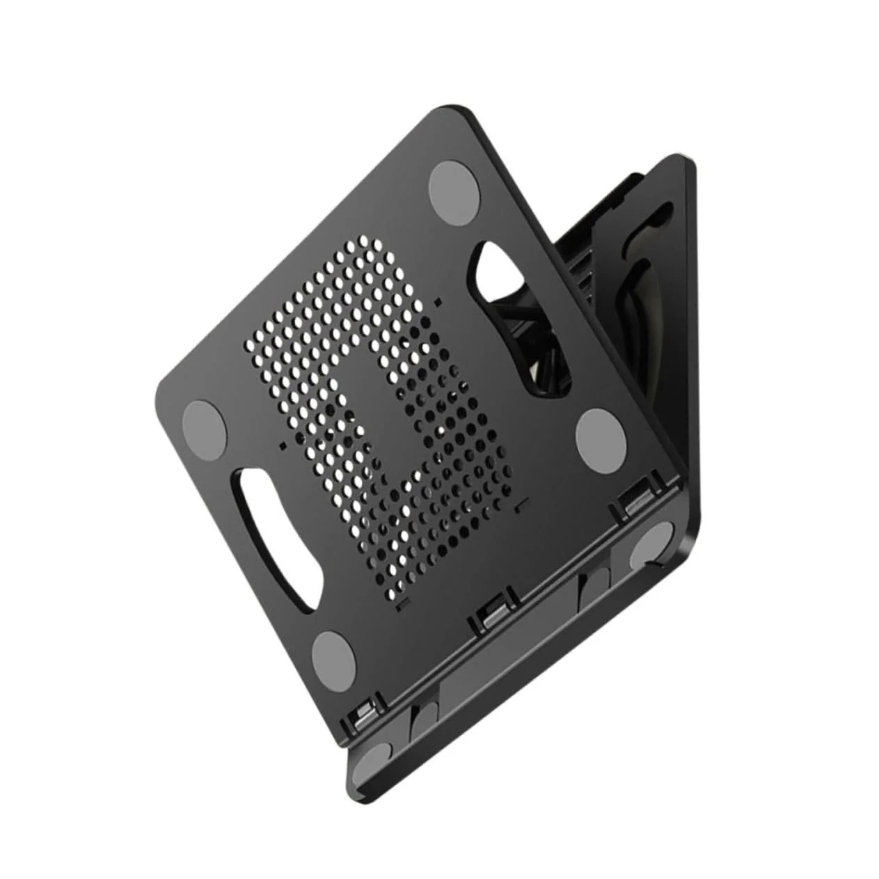 Подставка для ноутбука Veemoon Регулируемая с охлаждением Складная Подставка для планшета и ноутбука Портативная и компактная для дома, офиса и путешествий, фото №1