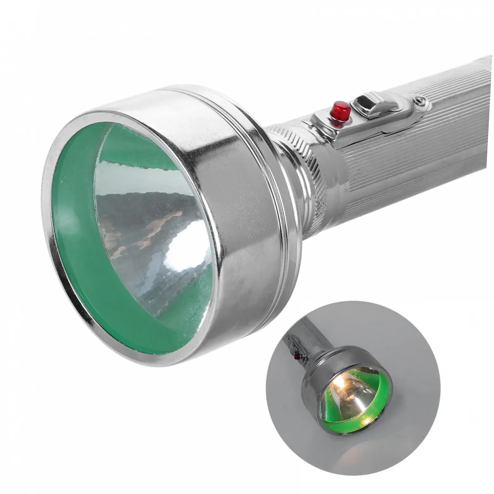 Ліхтарик Veemoon Retro Алюмінієвий Живлення від батарей Класичний дизайн, фото №3