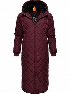 Пальто зимнее Ragwear Niran Женское Теплое стеганое пальто очень длинное с капюшоном - Фото 1