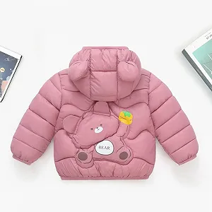 Зимняя куртка EQWIGKEIT для девочек, теплая детская уличная куртка-пуховик, зимняя пуховая куртка, детская куртка-унисекс, легкая переходная куртка с капюшоном, куртка Softshell, стеганая куртка synthetic.ua - Фото 1