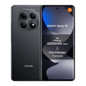 Смартфон XIAOMI Redmi Note 15 8+256GB 6.77" Black - Фото 1